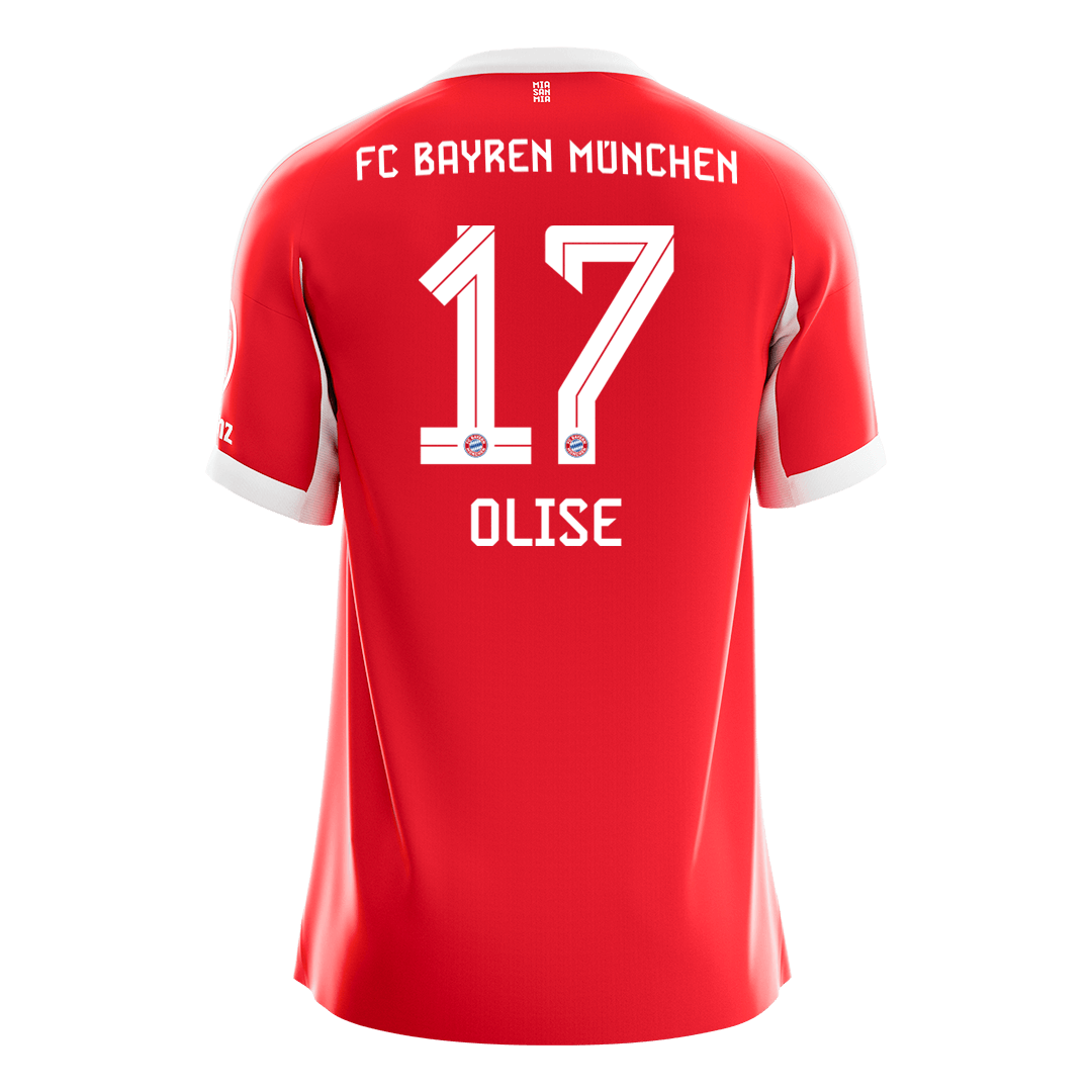 OLISE #17 Munich Domicile Maillot 2025/26 Rouge - Super