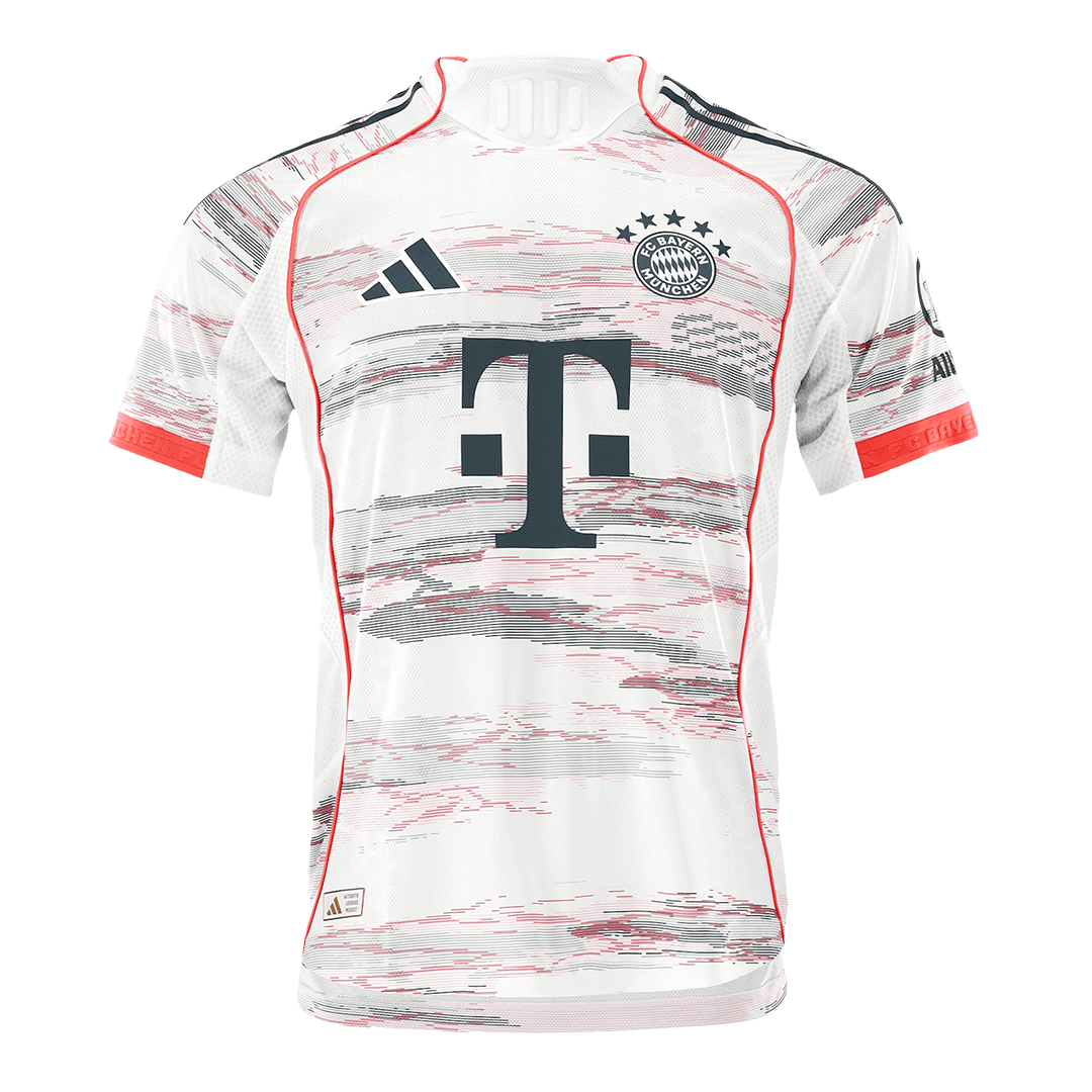 UPAMECANO #2 Munich Extérieur Maillot 2025/26 Blanc Joueur