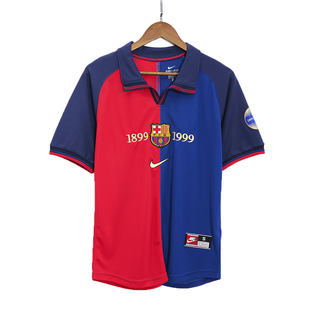 GUARDIOLA #4 Retro Barcelona Domicile Maillot 1999/00-100th Anniversaire