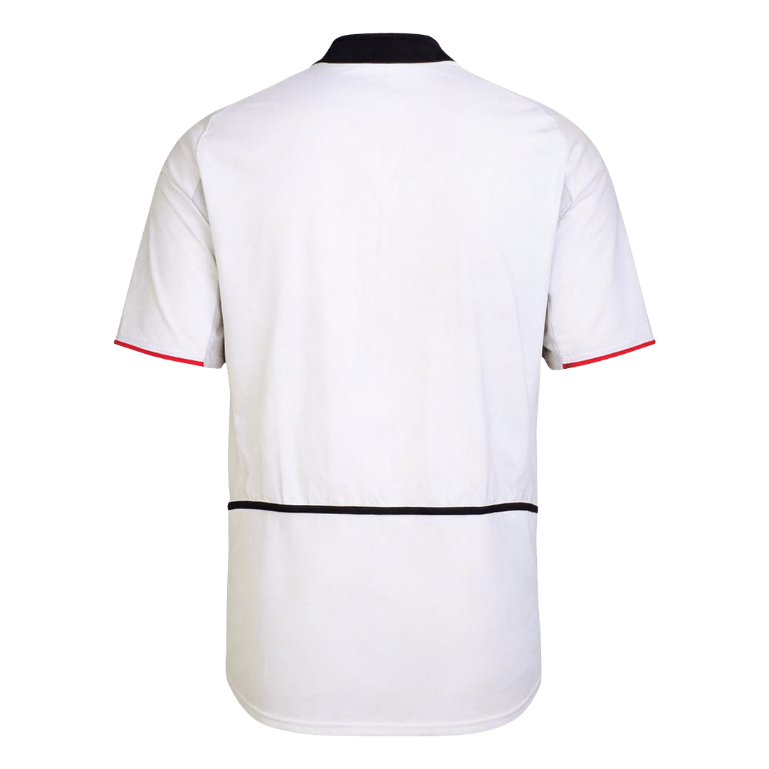 Retro Manchester United Extérieur Maillot 2002/03 Blanc