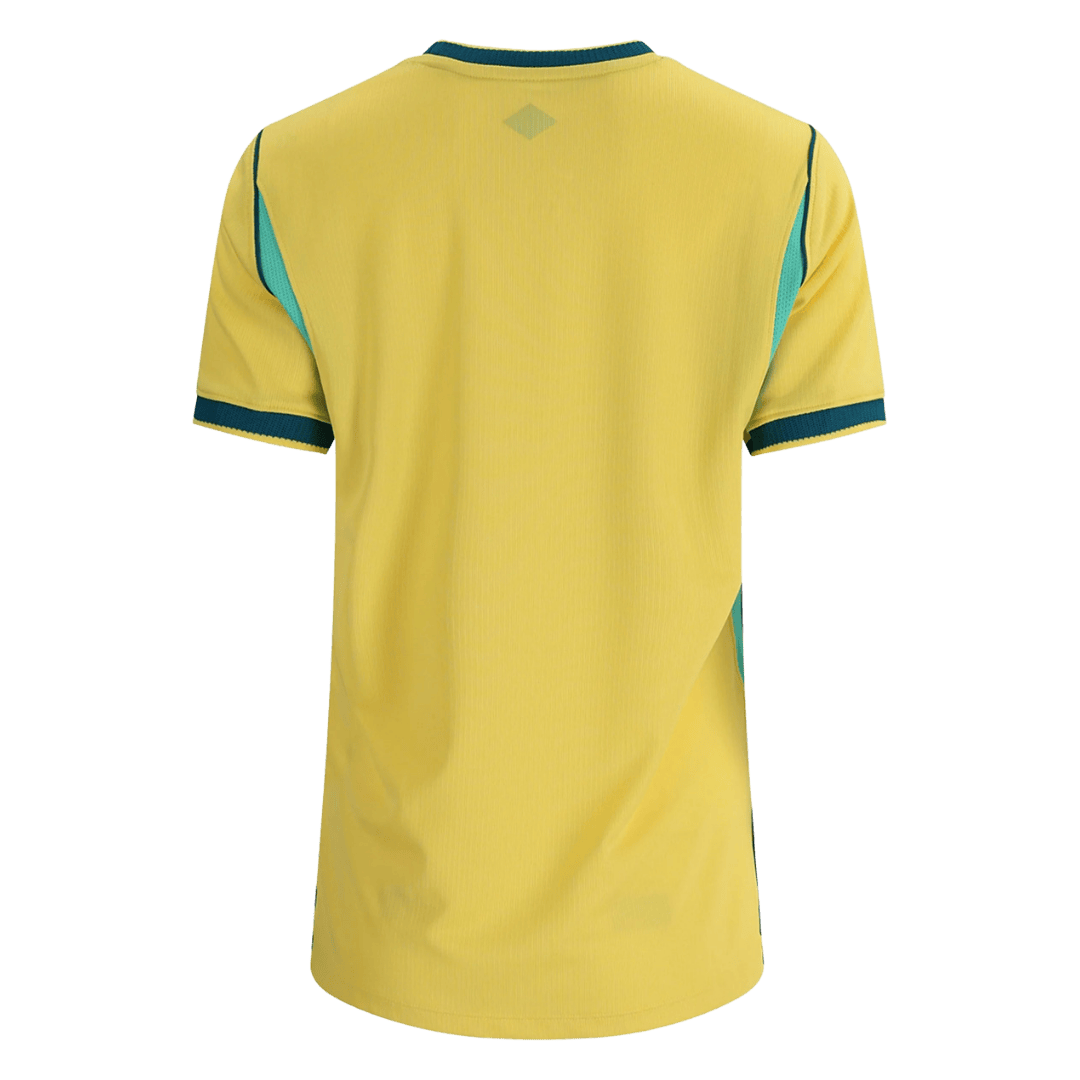 Femme Brésil Domicile Maillot - Coupe du Monde 2026 Jaune