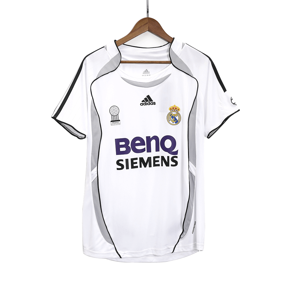 SERGIO RAMOS #4 Retro Real Madrid Domicile Maillot 2006/07