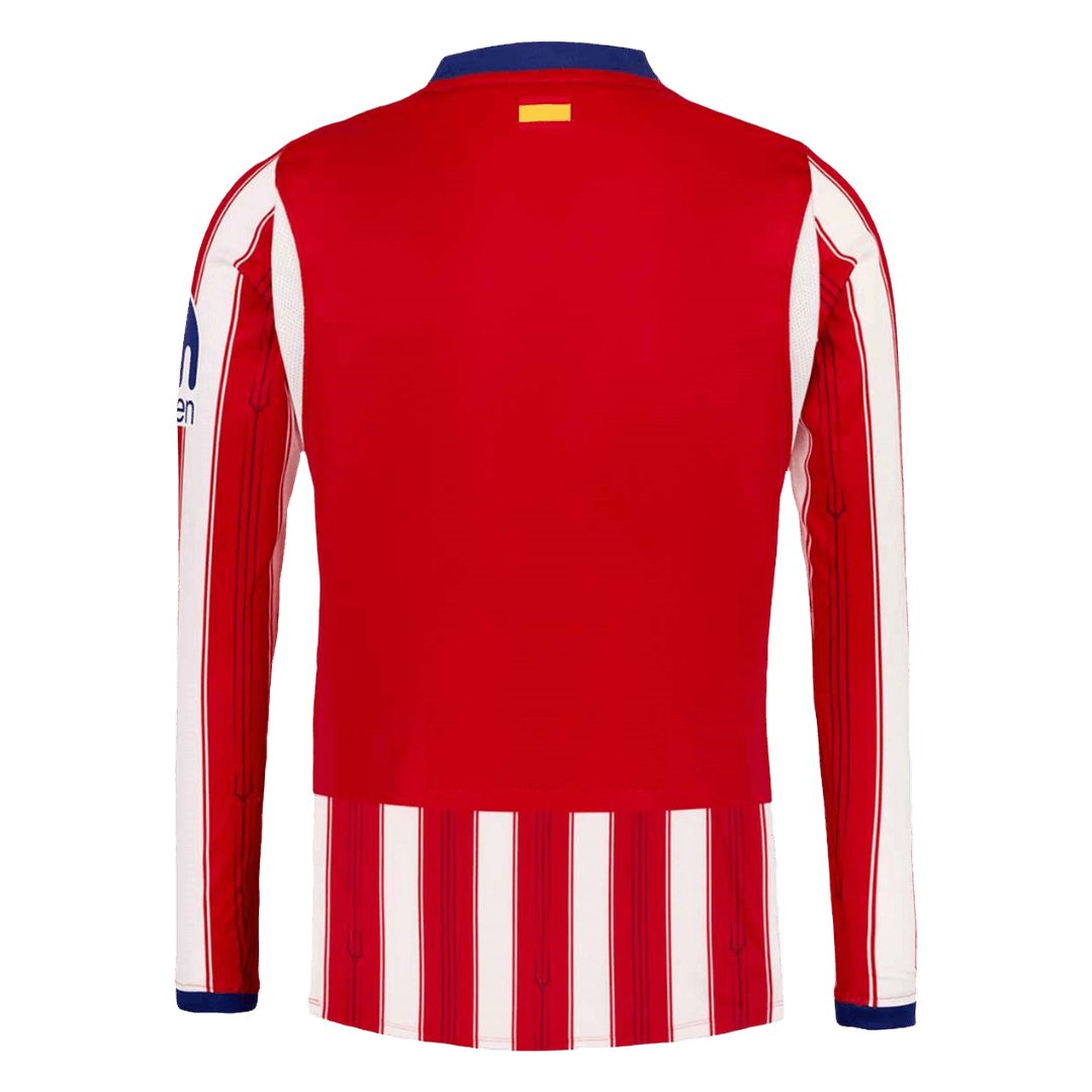 Atlético Domicile Maillot Manches Longues 2026/27 Rouge&Blanc