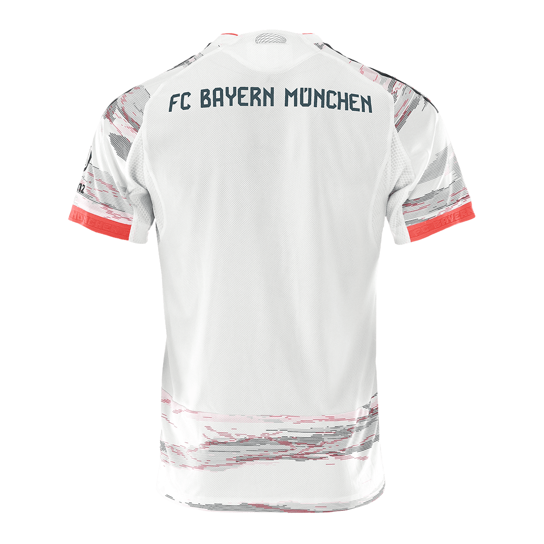 Munich Extérieur Maillot 2025/26 Blanc Joueur Grande Taille