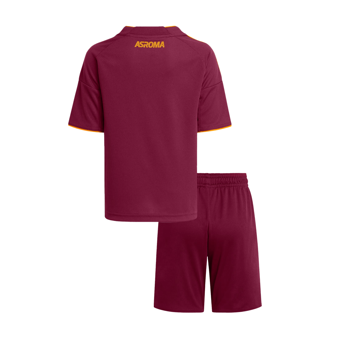 Vente Flash Roma Domicile Maillot Kit 2025/26 Enfant Rouge