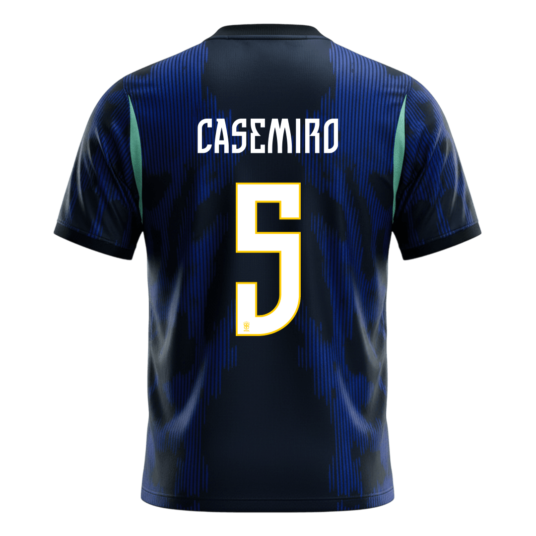 CASEMIRO #5 Brésil Extérieur Maillot - Coupe du Monde 2026 Bleu marine