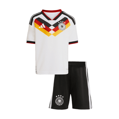 Vente Flash Allemagne Domicile Maillot Kit Coupe du Monde 2026 Enfant Blanc