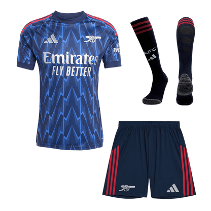 Vente Flash Arsenal Extérieur Maillot Kit 2025/26 Bleu