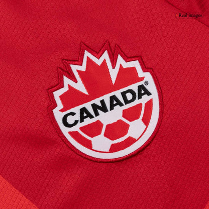 Canada Domicile Maillot - Coupe du Monde 2026 Rouge Grande Taille