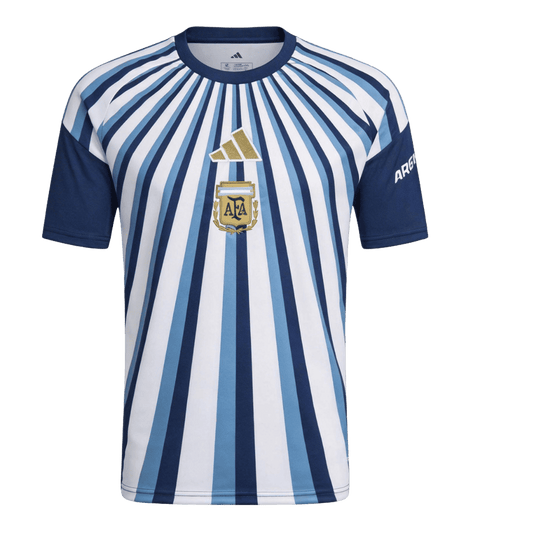 Argentine Pre-Match Maillot - Coupe du Monde 2026 Bleu marine Grande Taille
