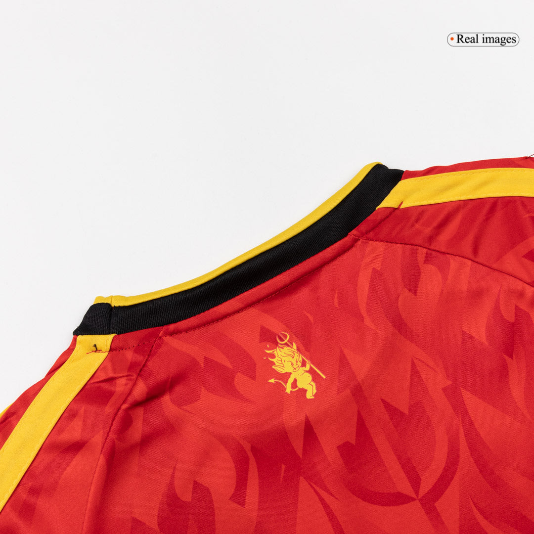 Vente Flash Belgique Domicile Maillot Kit - Coupe du Monde 2026 Enfant Rouge