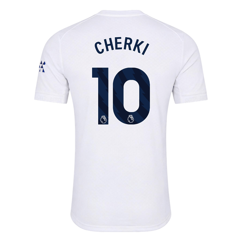 CHERKI #10 Manchester City Third Maillot 2026/27 Blanc Joueur