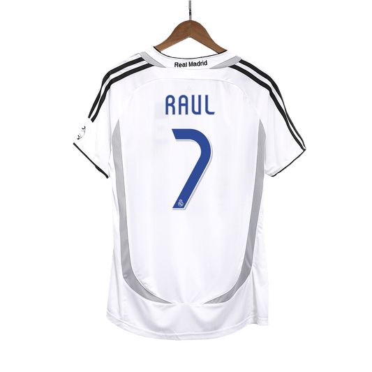 RAUL #7 Retro Real Madrid Domicile Maillot 2006/07