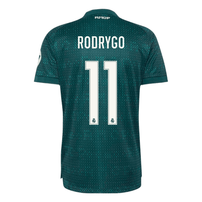 RODRYGO #11 Real Madrid Extérieur Maillot 2026/27 Vert Joueur