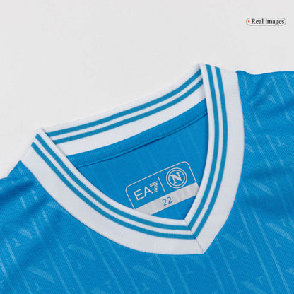 Vente Flash Naples Domicile Maillot Kit 2025/26 Enfant Bleu