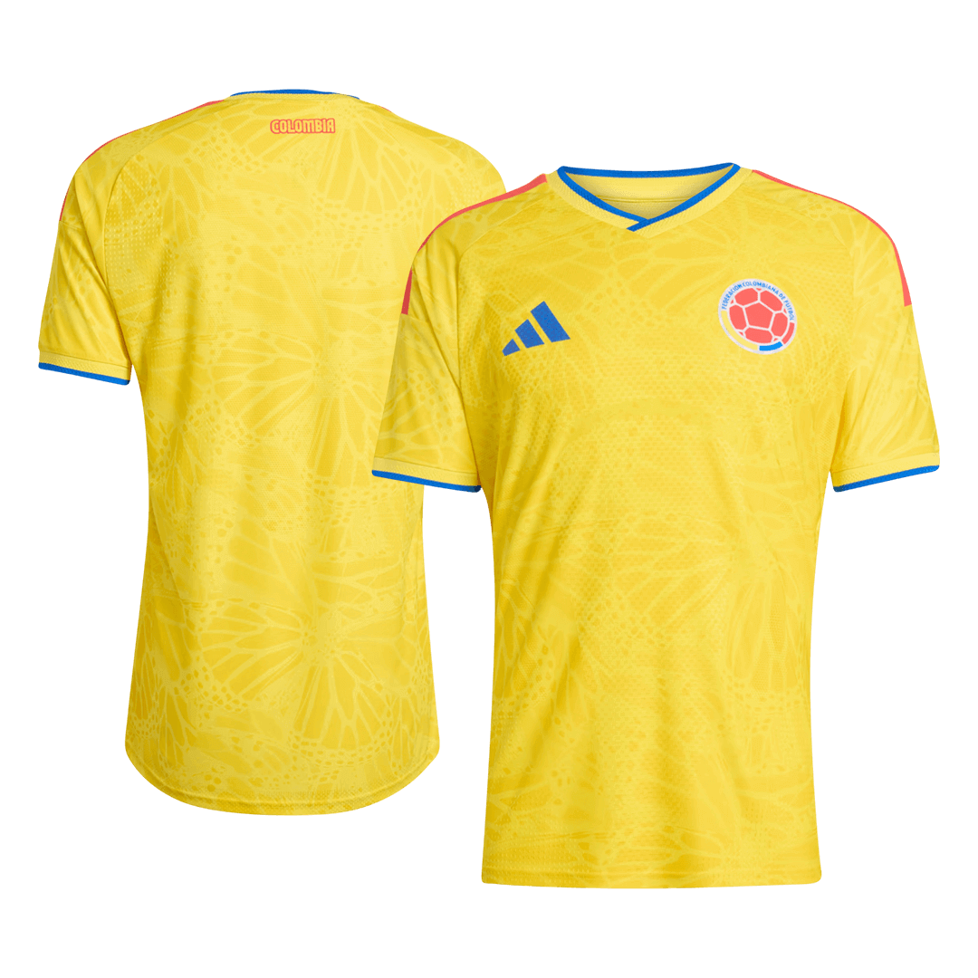 Colombie Domicile Maillot Coupe du Monde 2026 Jaune Joueur Grande Taille