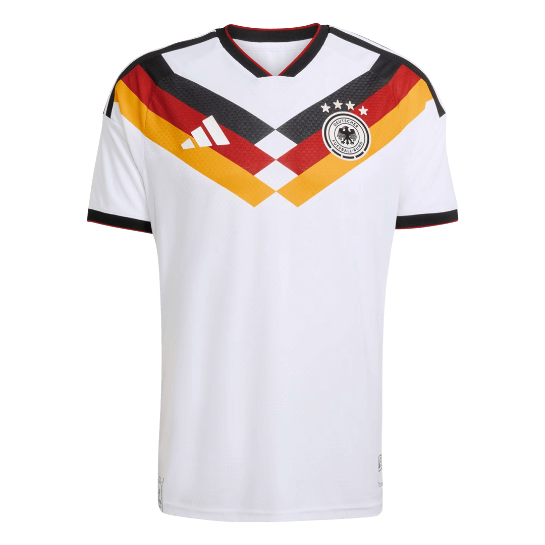 Vente Flash Allemagne Domicile Maillot Coupe du Monde 2026 Blanc Joueur