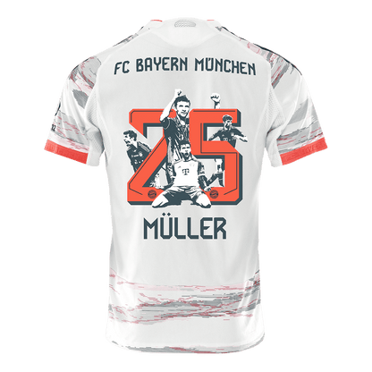 MÜLLER Special #25 Munich Extérieur Maillot 2025/26 Blanc Joueur