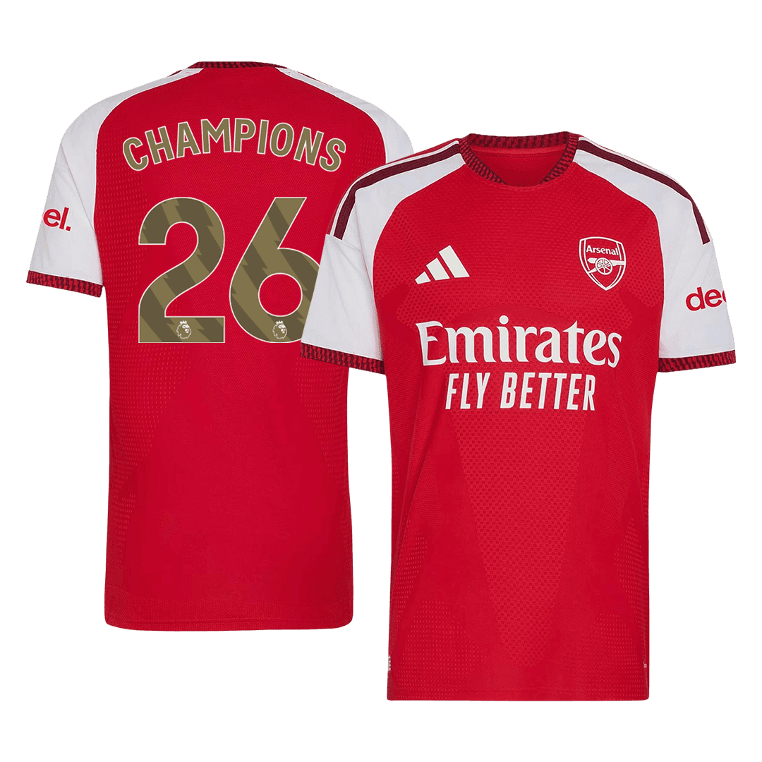 CHAMPIONS #26 Arsenal Domicile Maillot 2026/27 Rouge Joueur
