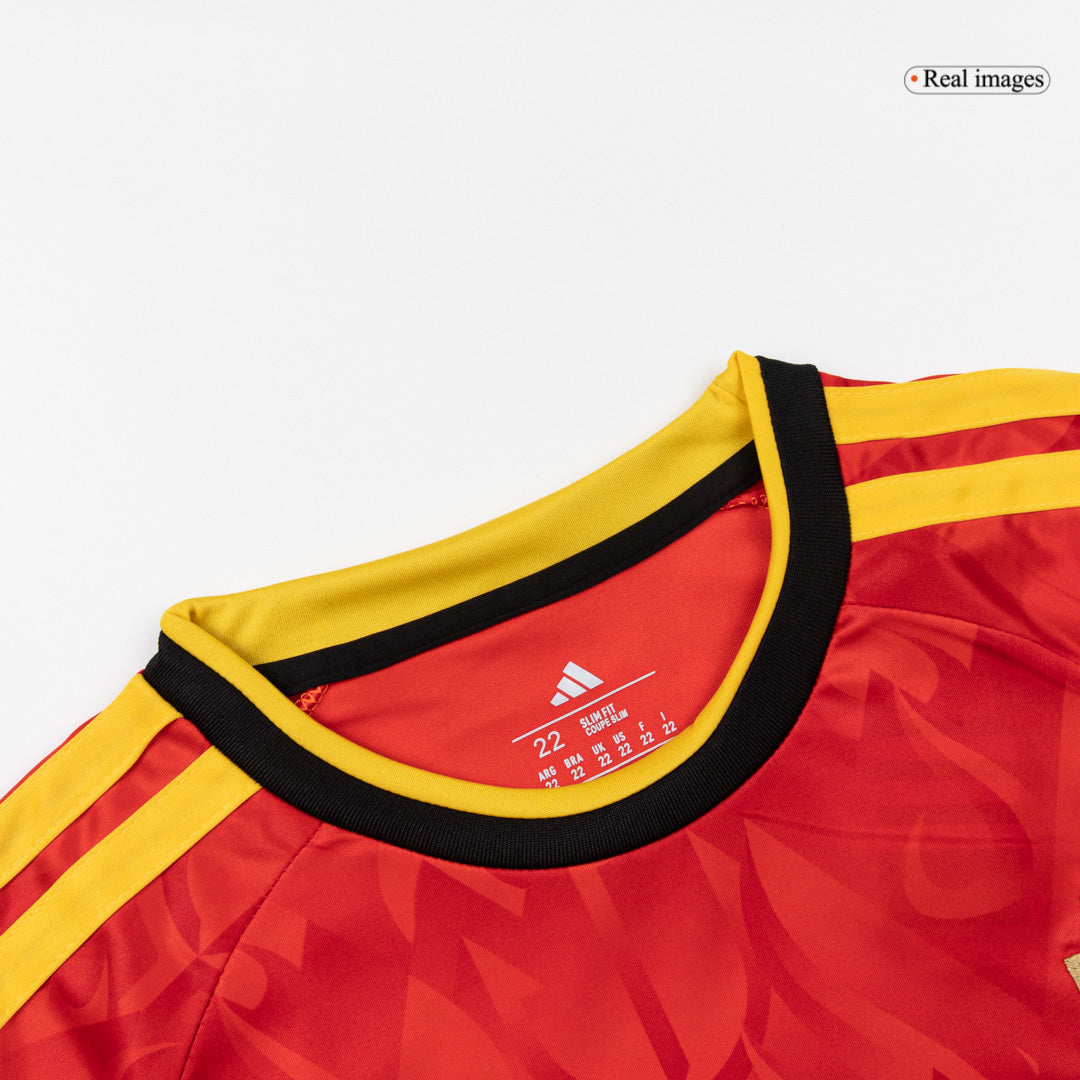 Vente Flash Belgique Domicile Maillot Kit - Coupe du Monde 2026 Enfant Rouge