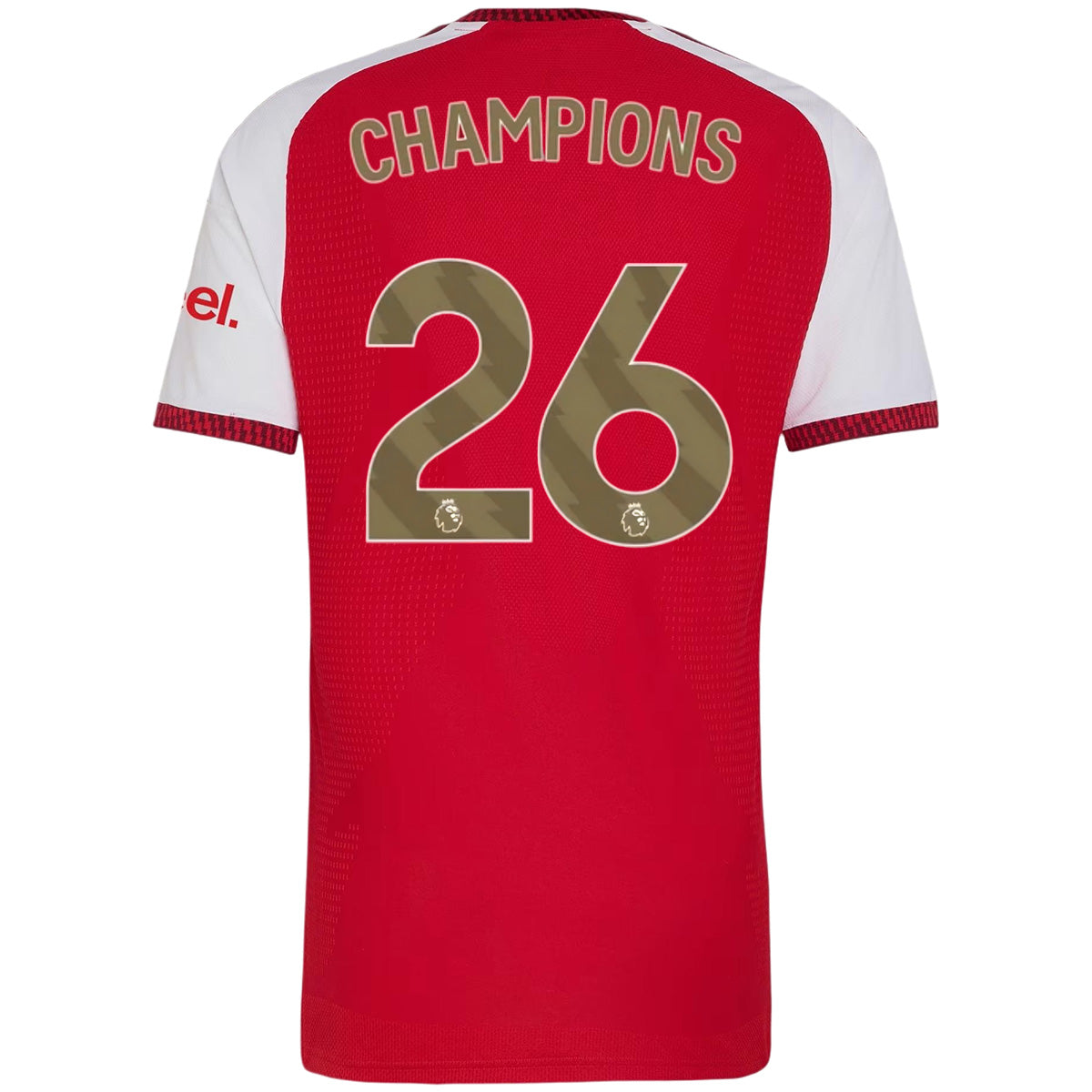 CHAMPIONS #26 Arsenal Domicile Maillot 2026/27 Rouge Joueur