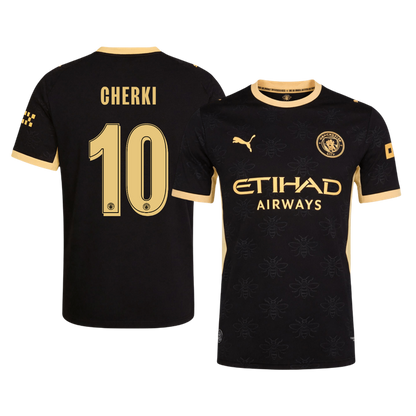 CHERKI #10 Manchester City Extérieur Maillot 2026/27 Noir Joueur - UCL