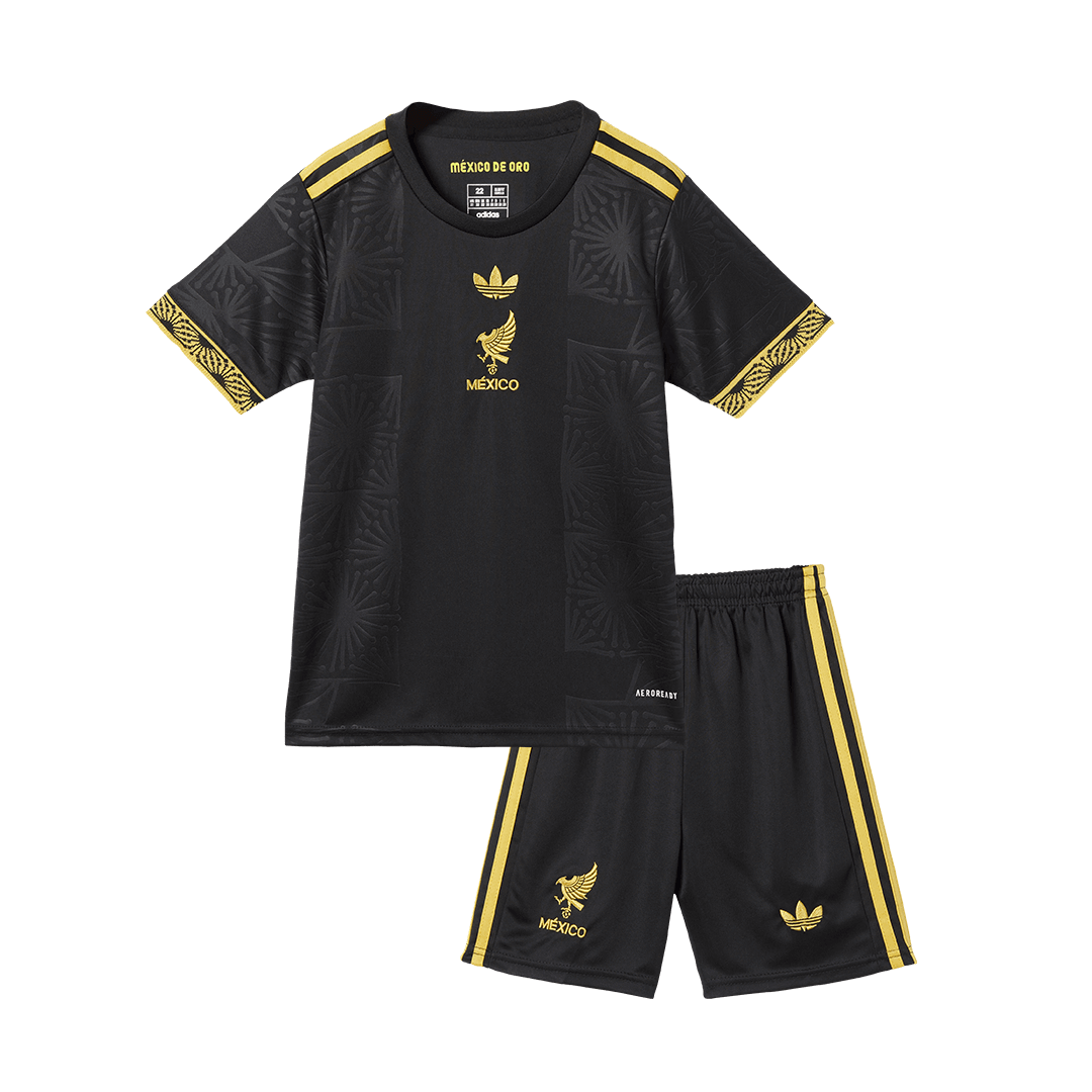 Mexique Third Away Maillot Kit 2025 Enfant- Gold Cup