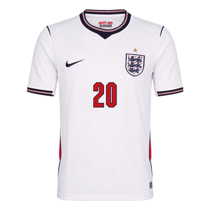 PALMER #20 Angleterre Domicile Maillot - Coupe du Monde 2026 Blanc