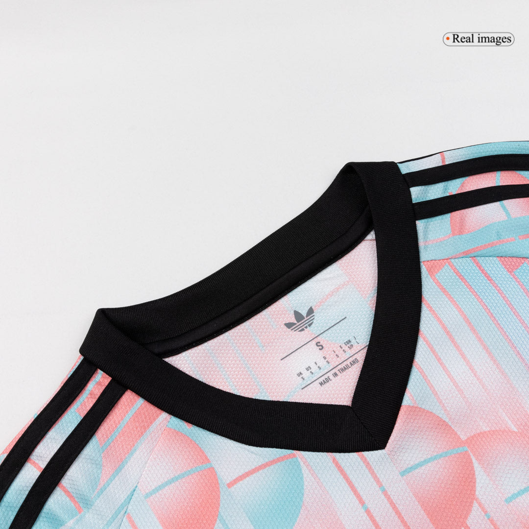 Belgique Extérieur Maillot - Coupe du Monde 2026 Blue&Pink Grande Taille