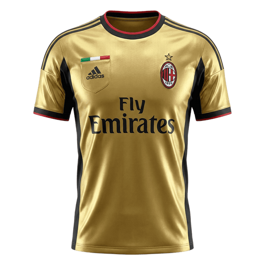 Retro AC Milan Extérieur Maillot 2013/14 Jaune
