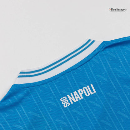 Vente Flash Naples Domicile Maillot Kit 2025/26 Enfant Bleu