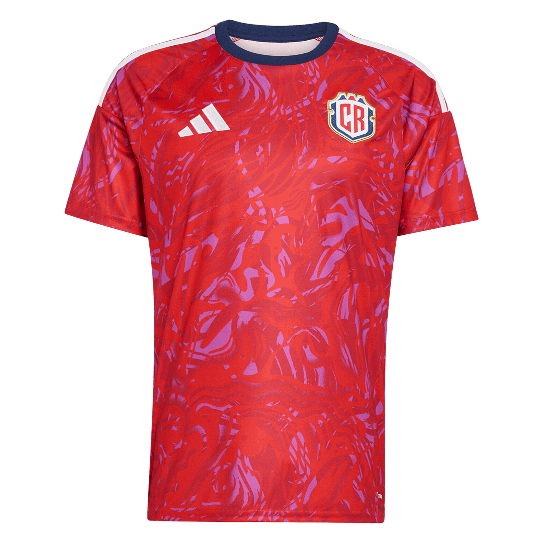 Costa Rica Domicile Maillot - Coupe du Monde 2026 Rouge Grande Taille