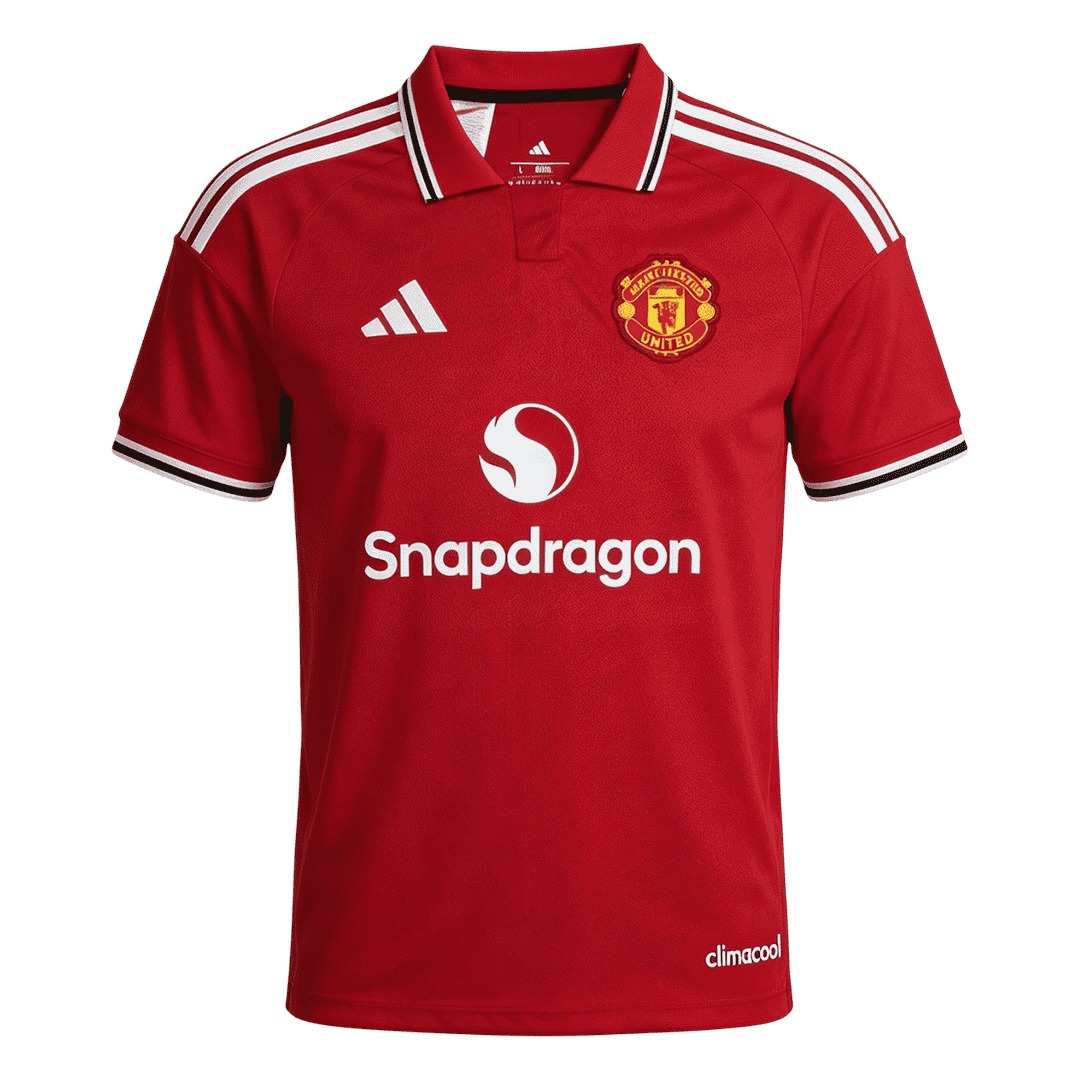 B.FERNANDES #8 Manchester United Domicile Maillot 2026/27 Rouge
