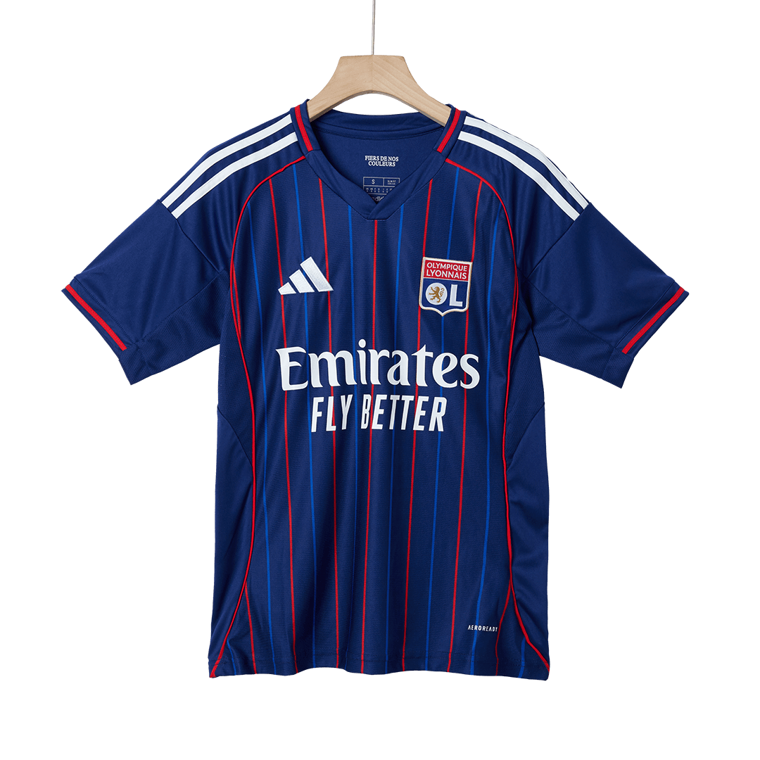 Vente Flash Olympique Lyonnais Extérieur Maillot 2025/26 Bleu marine