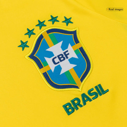 MARQUINHOS #4 Brésil Domicile Maillot - Coupe du Monde 2026 Jaune