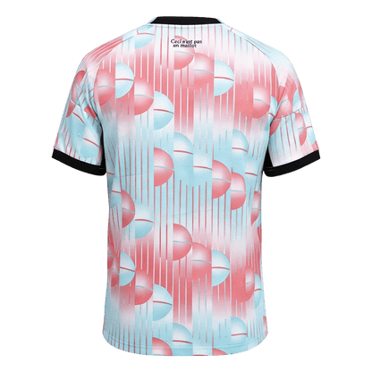 Belgique Extérieur Maillot - Coupe du Monde 2026 Blue&Pink Grande Taille