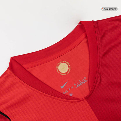 Canada Domicile Maillot - Coupe du Monde 2026 Rouge Grande Taille