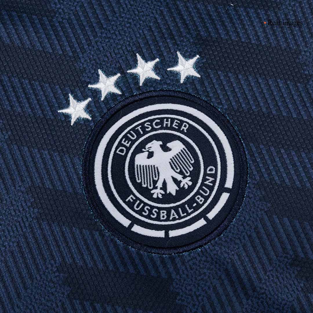 Femme Allemagne Extérieur Maillot - Coupe du Monde 2026 Bleu marine