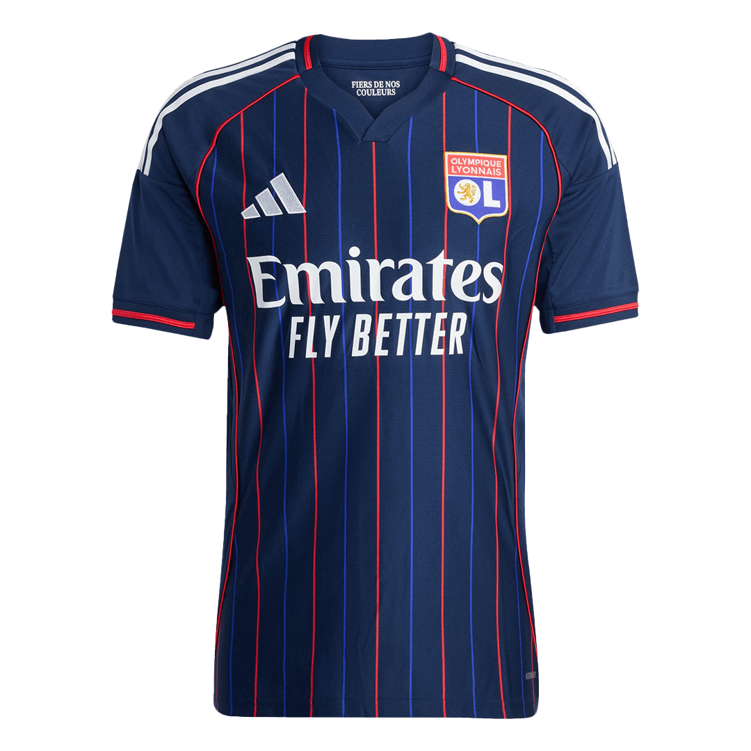Vente Flash Olympique Lyonnais Extérieur Maillot 2025/26 Bleu marine