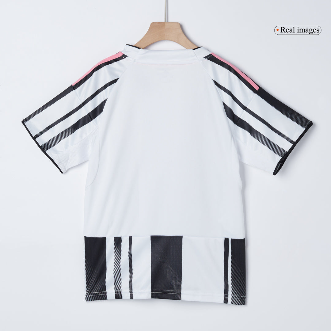 Juventus Domicile Maillot Kit 2025/26 Enfant Black&White
