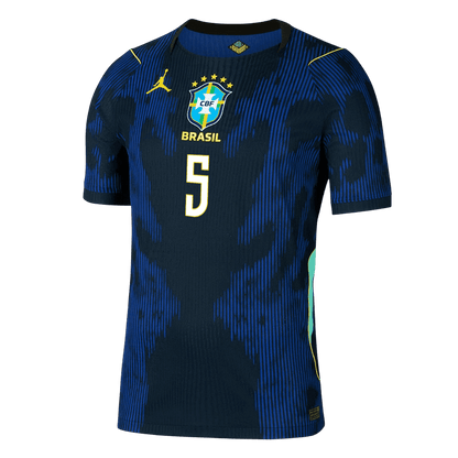 CASEMIRO #5 Brésil Extérieur Maillot - Coupe du Monde 2026 Bleu marine Joueur