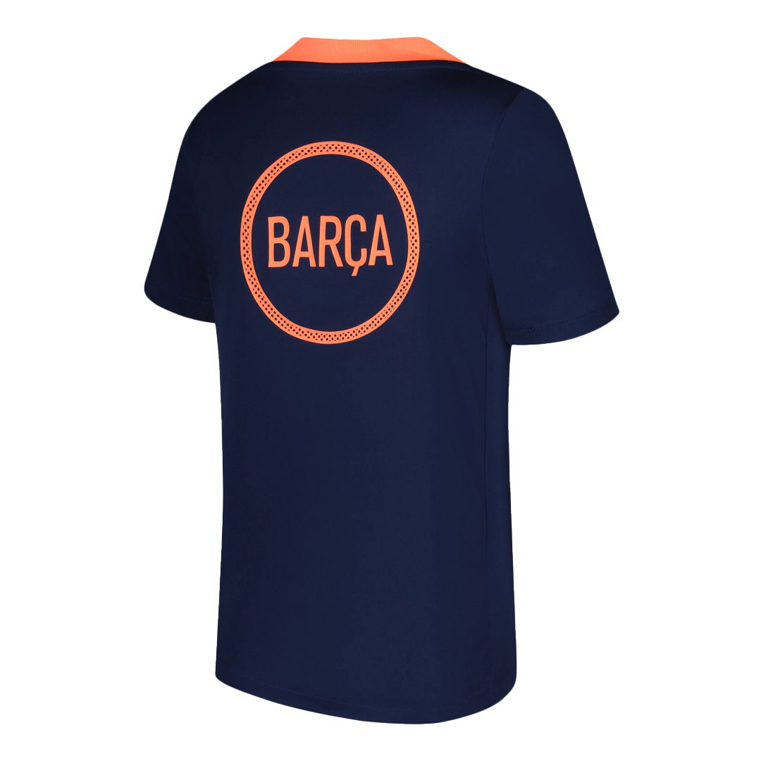 Barcelone Pre-Match Maillot 2025/26 Orange&Black Grande Taille