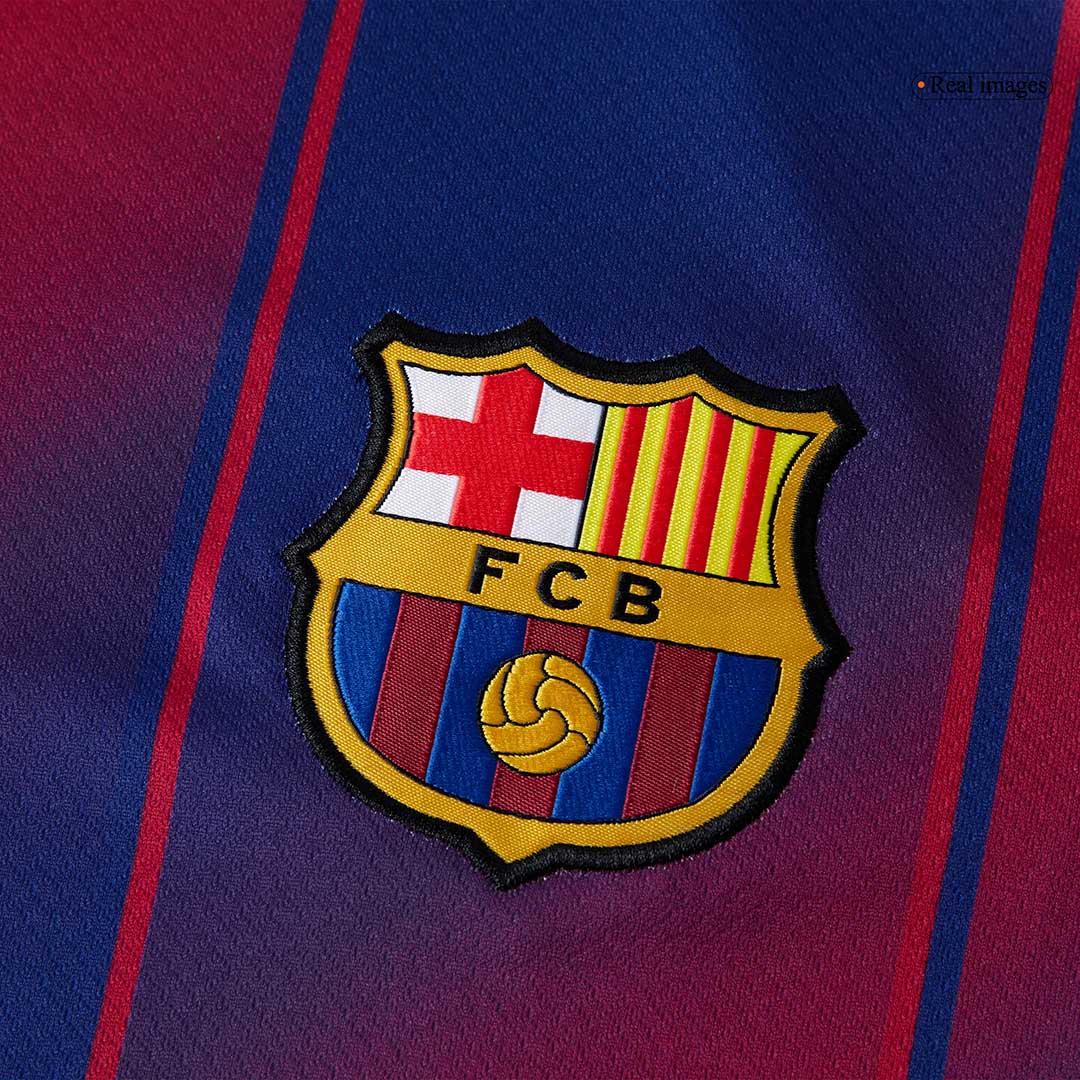 Barcelone Domicile Maillot Kit 2025/26 Rouge et Bleu