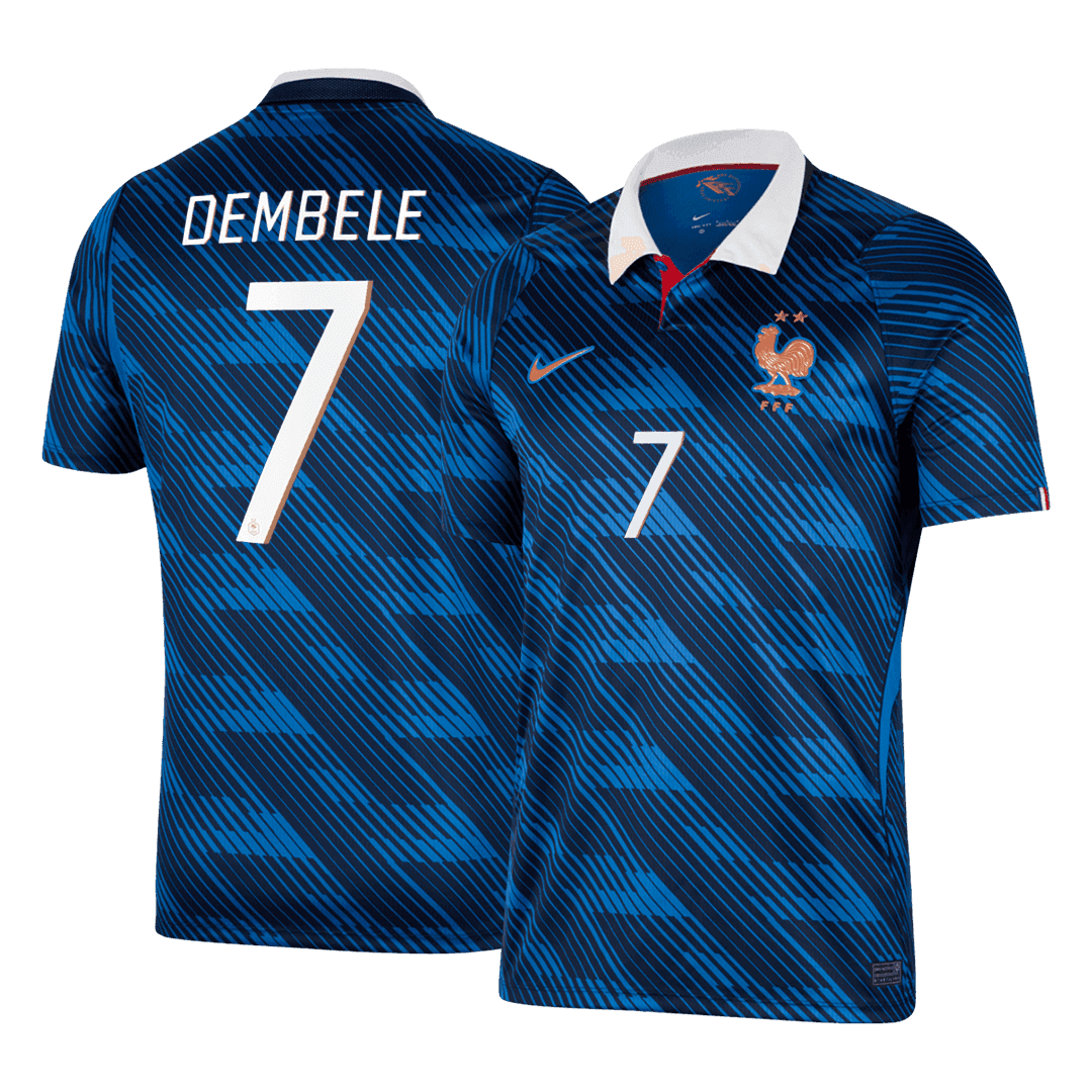 DEMBELE #7 Domicile Maillot - Coupe du Monde 2026 Bleu