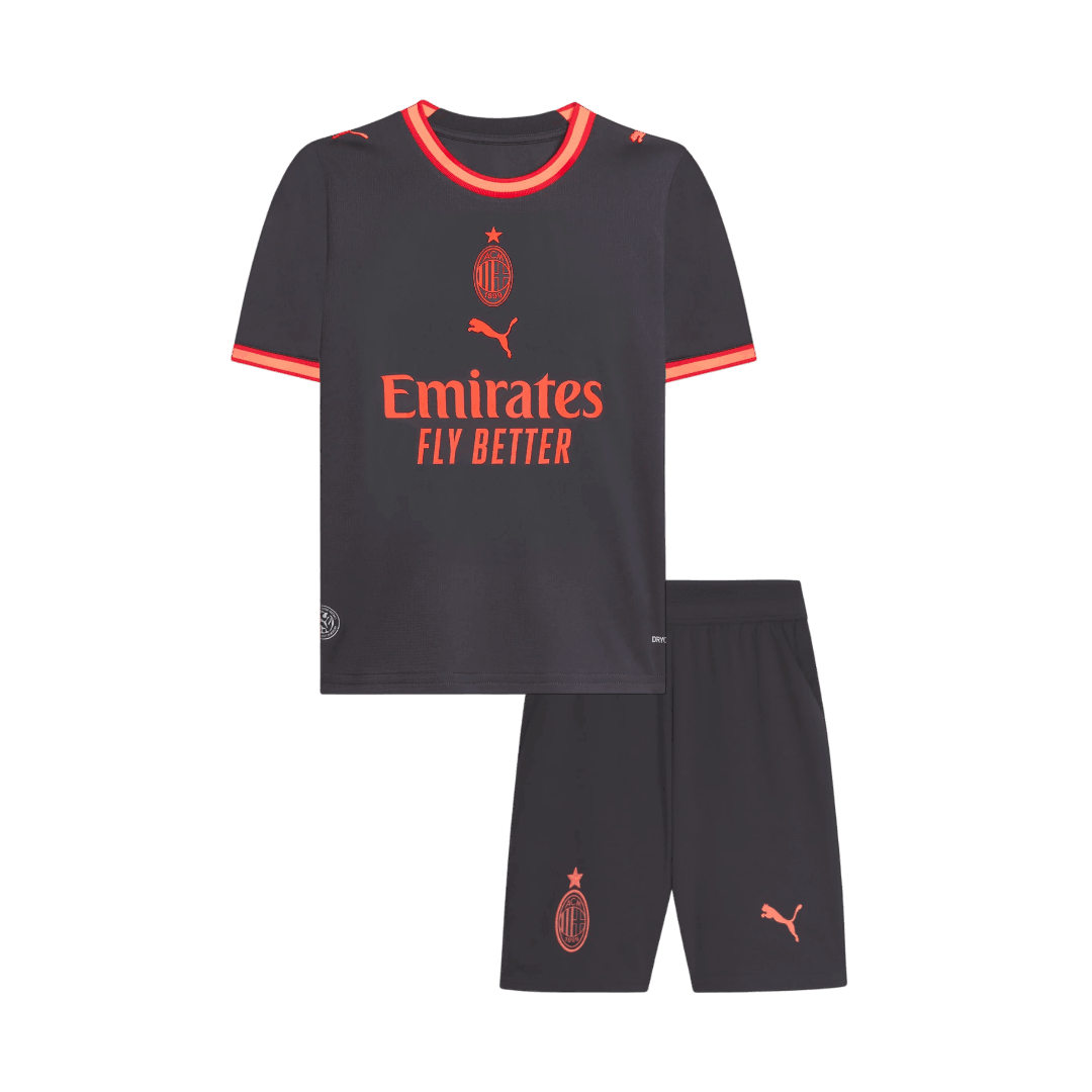 AC Milan Third Maillot Kit 2026/27 Enfant Noir