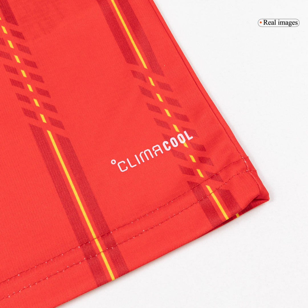 LAMINE YAMAL #19 Espagne Domicile Maillot 2 Stars - Champion Edition - Coupe du Monde 2026 Rouge