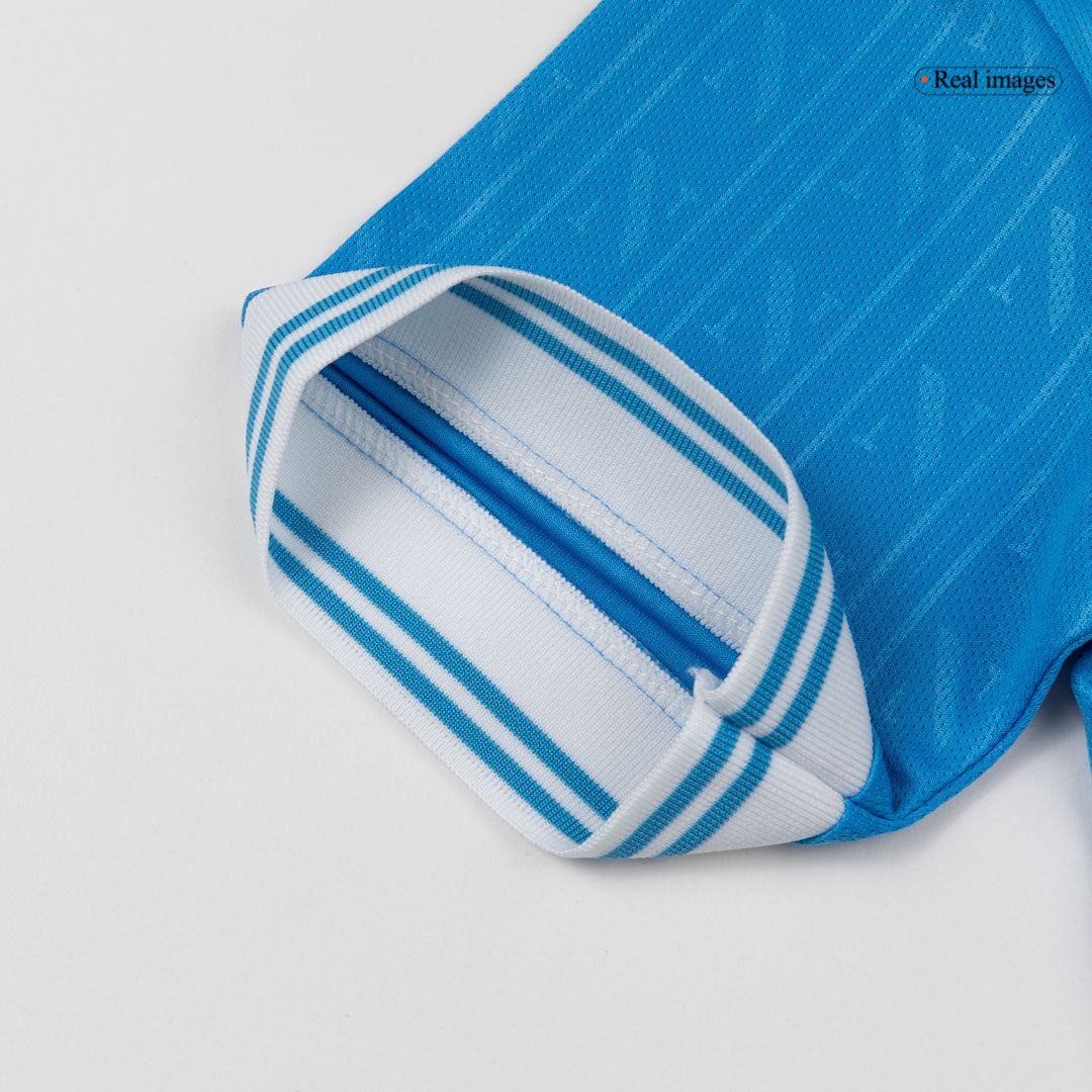 Vente Flash Naples Domicile Maillot Kit 2025/26 Enfant Bleu