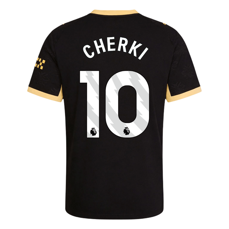 CHERKI #10 Manchester City Extérieur Maillot 2026/27 Noir Joueur