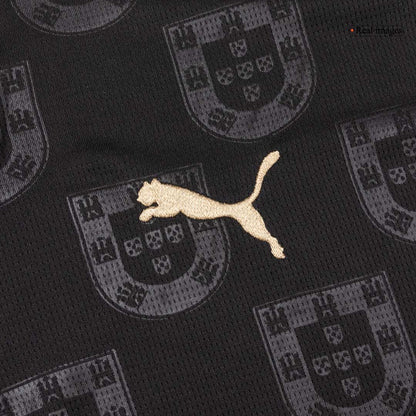 Portugal Maillot Coupe du Monde 2026 Noir Grande Taille