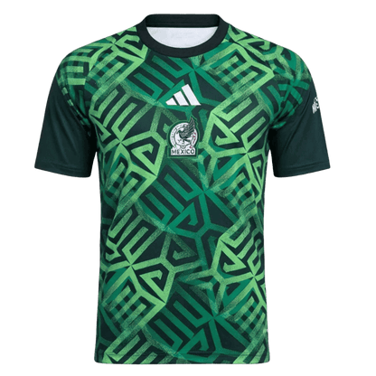 Mexique Pre-Match Maillot - Coupe du Monde 2026 Vert Grande Taille